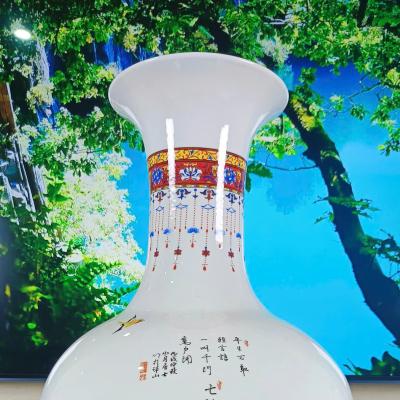 BÌNH HỌA TIẾT GÀ ĐẠI CÁT